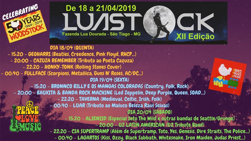 Luastock divulga programação