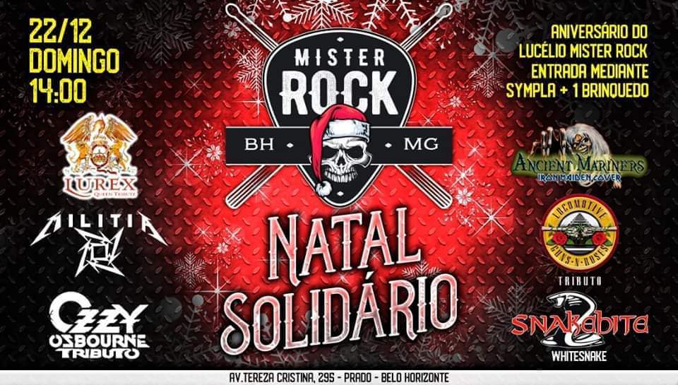 Natal Solidário Mister Rock